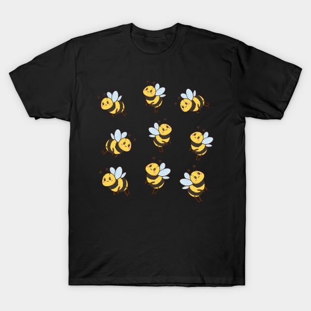 bee bumblebee honey pot children design T-Shirt by Shirtjaeger